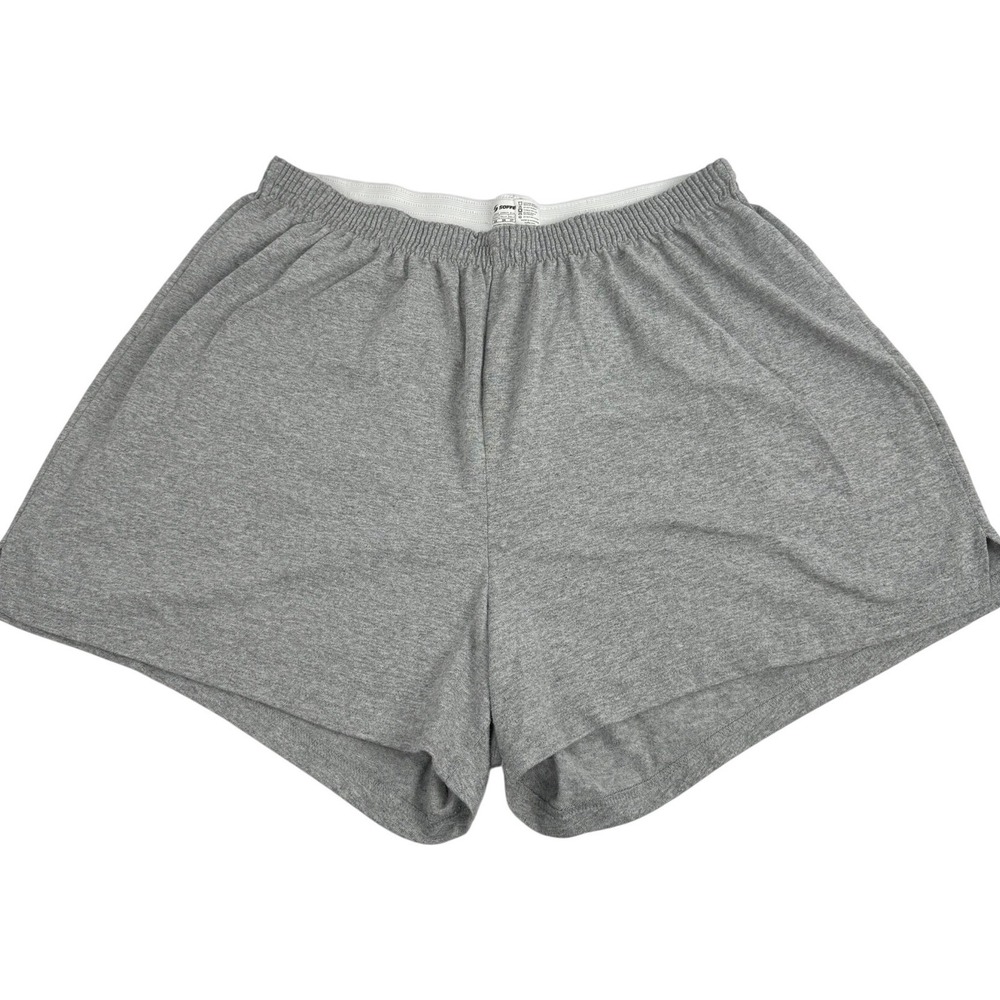 Soffe Gray Athletic Shorts Junior 3X Cotton Blend Lounge Workout Cheerleader